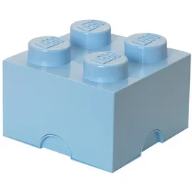 LEGO Storage Brick 4 Noppen, hell blau