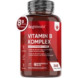 WeightWorld Vitamin B Komplex mit Vitamin C 365 Tabletten - WeightWorld