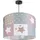 Paco Home Pendelleuchte Cosmo 345, ohne Leuchtmittel, Kinderlampe Deckenlampe LED Kinderzimmer Lampe Sternen Motiv E27 schwarz