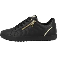 GEOX Damen D Blomiee Sneakers, Schwarz, 37 EU - 37 EU