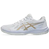 Asics Upcourt 6 GS Sneaker, Weißer Champagner, 37 EU