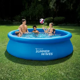Summer Waves Quick-Up Pool Komplett-Set Ø 305 x 76 cm Blau