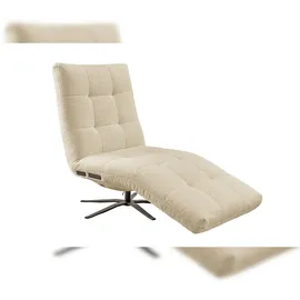 KAWOLA Relaxliege LETICIA Polyester 0 x 0 x 0 cm Beige mit Akku