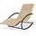 DEMA Swing Schaukelliege 150 x 65 x 90 cm Schwarz