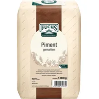 Fuchs Professional - Piment gemahlen | Pimentpulver zum Würzen von dunklem Fleisch sowie eingelegtes Gemüse | 1 kg im großen Beutel