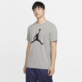 Jordan NIKE Herren, T-Shirt Jordan Jumpman, Carbon HEATHER/BLACK, XXL