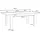 Forte Carryhome Esstisch Kiefer rechteckig, 90x75x160-206.6 cm, ausziehbar Esszimmer, Tische, Esstische, Esstische ausziehbar