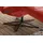 KAWOLA Relaxliege ALINA Cord 360° drehbar 80 x 100 x 200 cm Rot
