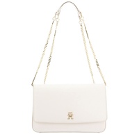 Tommy Hilfiger Chain Strap Monogram Crossover Bag weathered white