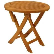 DEGAMO Beistelltisch Ø 48 x 45 cm Braun