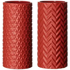 Ritzenhoff & Breker Raute & Zick Zack 25 cm 2er Set - Terra