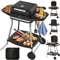 2in1 Elektrogrill BBQ Grilll Standgrill Elektrischer Barbeque Grill Tischgrill