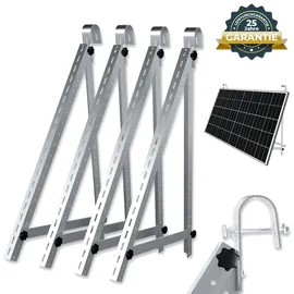 veska Balkon-Haken Montagehalterung Set für Solarmodule 114cm 0-90°