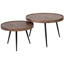 KAWOLA Arinos Braun Metall 74 x 50 cm
