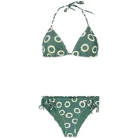 Protest Hair Triangle Bikini - Veggie Green - XL
