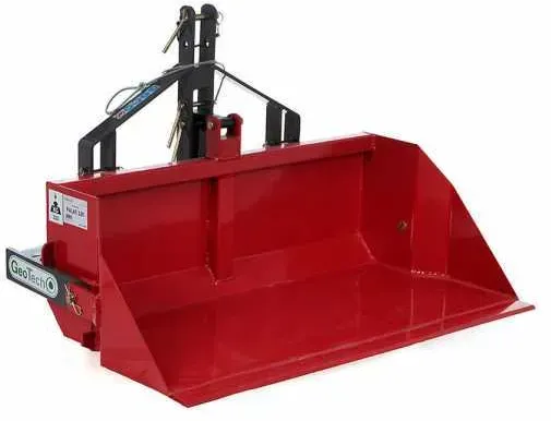 Heckschaufel für Traktor GeoTech von 100 cm - mittlere Baureihe - Tragfähigkeit 300 Kg