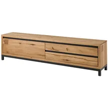MASSIVMOEBEL24.DE VILLANDERS TV-Lowboard 220x40x56 cm Beige Massivholz