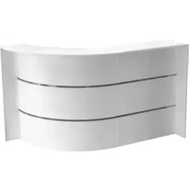 Kerkmann Bogen-Theke Bari BxHxT 175x112x95cm weiß,