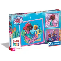 CLEMENTONI Disney Ariel Puzzle 3x48 Quadratisch Clementoni 25324