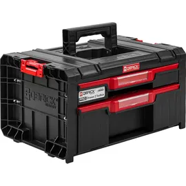QBRICK SYSTEM Profi Werkzeugkiste mit 2 Schubladen blau 450 x 310 x 244 mm