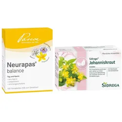 Neurapas Balance Tabletten + Sidroga Johanniskraut Tee