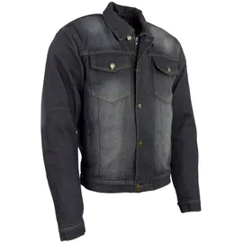 ROLEFF RACEWEAR Motorradjacke Jeans Aramid Schwarz L