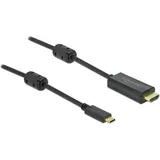 DeLock USB-C zu HDMI Kabel 5 m Schwarz