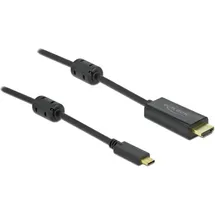 DeLock USB-C zu HDMI Kabel 5 m Schwarz