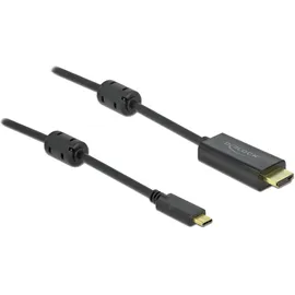 DeLock USB-C zu HDMI Kabel 5 m Schwarz