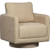 Woood Drehsessel Oscar Chenille 78 x 64 x 79 cm Beige drehbar