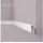 NOEL & MARQUET Abdeckleiste Nmc CF3 WALLSTYL Noel MARQUET Zierleiste Sockelleiste Stuckleiste Modernes Design Weiß