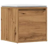 vidaXL Schubladenbox Artisan Eichen-Optik 40,5x40x40 cm Holzwerkstoff
