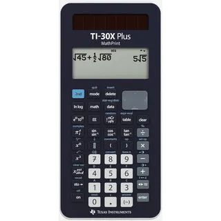 Texas Instruments Plus MathPrint dunkelblau, hochauflösendes Display