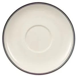 Villeroy & Boch Design Naif Mokka-/Espressountertasse, 12 cm Premium Porzellan, Weiß/Schwarz