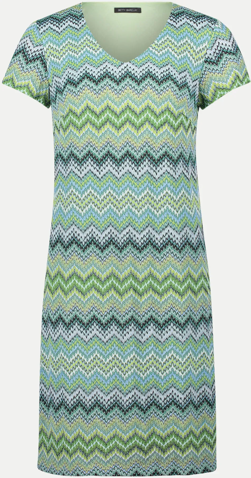 Slim-Fit Kleid mit Muster Mehrfarbig 38