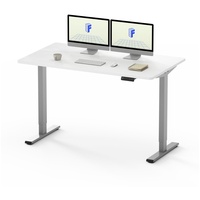 FLEXISPOT Schreibtisch Basic Plus Elektrisch Höhenverstellbarer Schreibtisch (E1(EF1) 140 cm x 80 cm