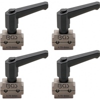 BGS Bremsleitungsklemmen-Satz 4,75 mm (3/16") 4-tlg.