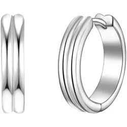 Glanzstücke München Creolen Sterling Silber in Silber   Damen 