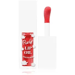 Rude Cosmetics Lip Oil Massage Lippenöl mit feuchtigkeitsspendender Wirkung Farbton Chillaxin’ Cherry 4 ml