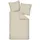 Traumschlaf Mako-Satin Gestreift Beige 240 x 220 cm + 2 x 80 x 80 cm