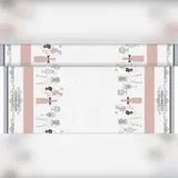 Sovie HORECA Tischdeckenrolle Celebration in Grau-Rosa aus Linclass® Airlaid 120 cm x 25 m, 1 Stück - Feier Sekt Wein Glas Silvester Geburtstag