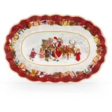Villeroy & Boch Toy's Fantasy Schale oval groß, Santa und Kinder