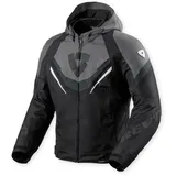 RevIt! Revit Quantum 3 H2O Textiljacke schwarz/grau M