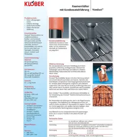 Klüber Klöber-Set13 Dachentlüftung DN100 Anthrazit Universal