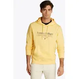 Tommy Hilfiger Hoodie »HILFIGER CENTER STACK HOODY«, mit großem mehrfarbigen Print TOMMY HILFIGER Citronella