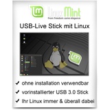 Linux Mint mit 64 Bit auf 32 GB USB 3.0 Stick - USB Live Stick - bootfähig