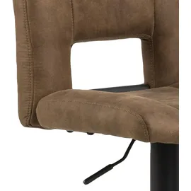Actona Barhocker 41,5 x 115 x 52 cm Hellbraun/Schwarz