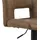 Actona Barhocker 41,5 x 115 x 52 cm Hellbraun/Schwarz