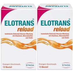 Elotrans® reload – Veganes Trinkpulver – nach anstrengenden Aktivitäten oder bei Erschöpfung, Isotonische Elektrolyt-Glucose-Mischung