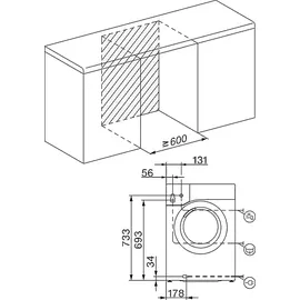 Miele WTW870 WPM Waschtrockner (9 kg / 6 kg, 1600 U/min)